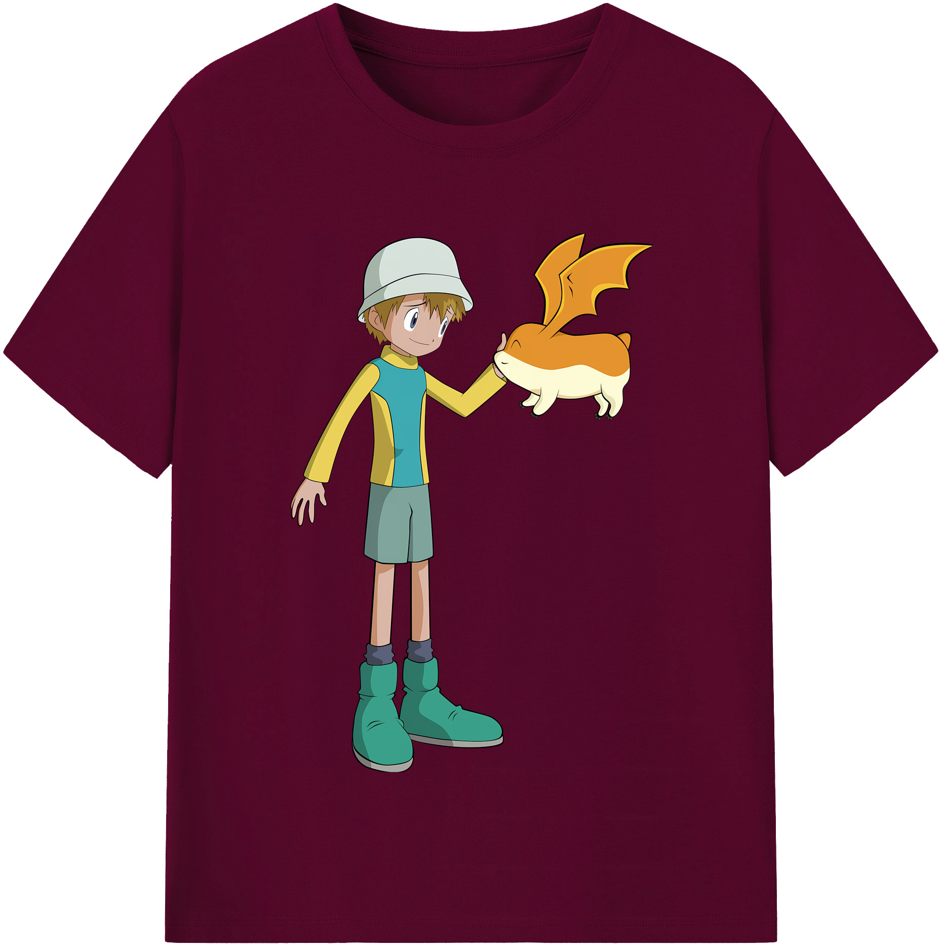 （画像用） Digimon デジタルモンスター/デジモン レディースカジュアルプリントTシャツ（綿100％）